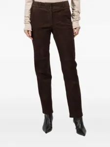 Замшевые брюки Jenna Arma, коричневый