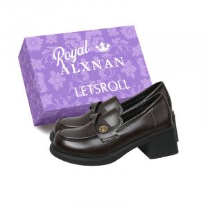 Лоферы женские Alxnan, Dark Brown+Box