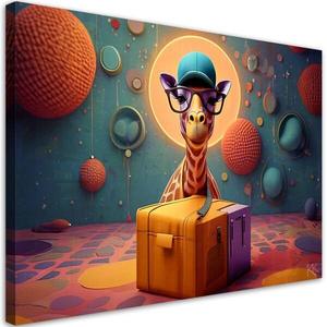Картина арт-принт KUNSTLOFT The Tech Giraffe, многоцветный