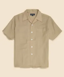 Хлопковая рубашка для кемпинга с плетением «корзинка»