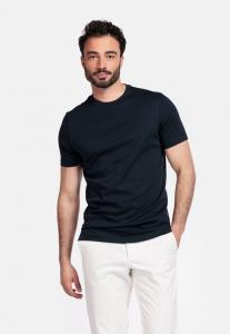 Футболка GIORDANO Basic T-shirt, Navy/Dark Blue