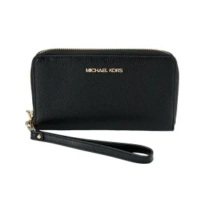 MICHAEL KORS Кожаный дорожный кошелек большой женский черный