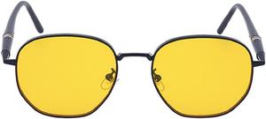 Солнцезащитные очки Melrose в маленькой оправе овальной формы для женщин, роскошные винтажные металлические панк-очки, модные солнцезащитные очки для активного отдыха, артикул 5G258, Yellow