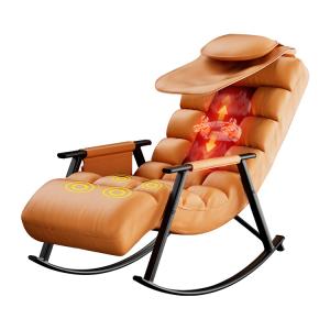 Массажное кресло Small Home для всего тела с функцией качания, полностью автоматическое с функцией разминания 703 AUX, оранжевый