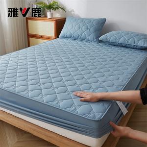 Yalu Простыня на резинке 200х220 см, утолщенная, цвет Butterfly - Misty Blue