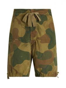 Шорты Polo Beachcomber из хлопкового полотна с камуфляжным принтом Ralph Lauren, Paint Stroke Camo