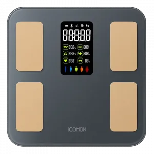 Весы для измерения процента жира в организме ICOMON, серый