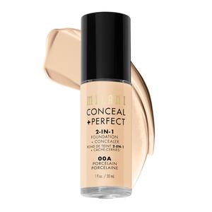 Тональный крем для лица conceal + perfect 2in1 Milani, porcelain/ 00a, объем 30 мл