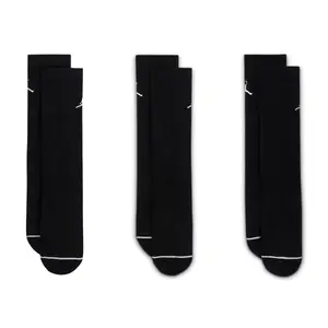 Упаковка из 3 пар носков Crew Jordan, черный/белый