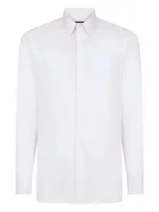 Рубашка в горошек Tom Ford, белый