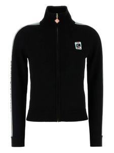 Кардиган на молнии с полосками Casablanca, черный