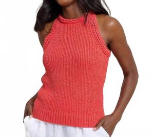 Топ-свитер Tessa в коралловом закатном оттенке SOUTHERN TIDE