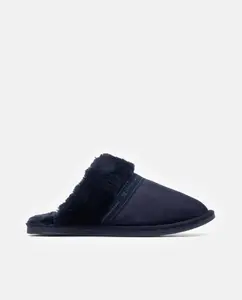 Мужские домашние тапочки с открытым носком и резиновой подошвой Xti, синий