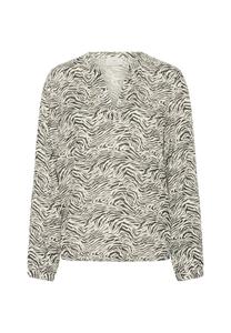 Блуза Kaffe DITTE, Black Oyster Turtledove Animal/Black