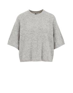 Свитер WE Fashion, светло-серый