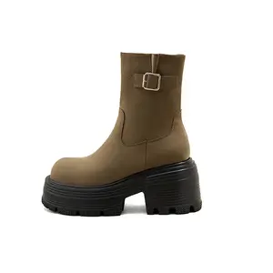 A poinsettia princess Ботильоны женские 9 см без подкладки оливкового цвета, цвет Unlined Olive Green