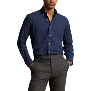 Polo Ralph Lauren Мужская рубашка темно-синего цвета