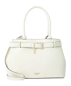 Сумка через плечо из искусственной кожи с логотипом. Twinset, белый