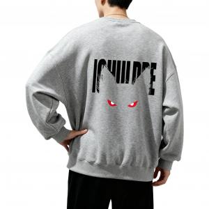 Свитшот Unisex Crew Neck Thickened Heavyweight VanCamel, серый