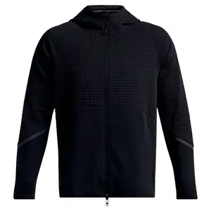 Толстовка Under Armour Unstoppable Fleece Textured full zip, черный