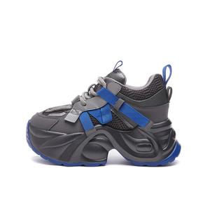 Kuding Износостойкие дышащие утяжеляющие низкие кроссовки женские синие, цвет Blue