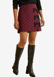 Юбка Love & Roses Mini skirt, Berry Red/Red