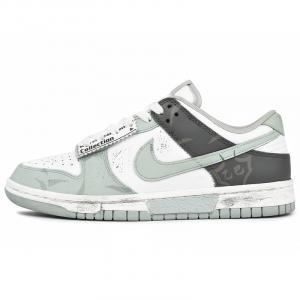 Dunk устойчивые к истиранию низкие скейтерские кроссовки мужские Nike, светло-зеленый