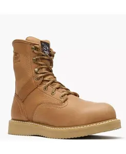 Мужские рабочие ботинки со стальным носком Wedge Georgia Boot, коричневый