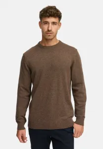 Джемпер с воротником-стойкой margous Indicode Jeans, Dk Brown Mix