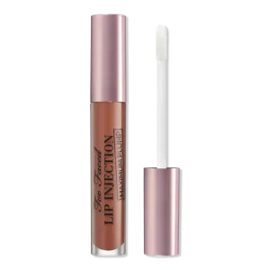 Блеск для увеличения объема губ Lip Injection Maximum Plump Extra Strength Lip Plumper Gloss Too Faced, Ready For It (midtone nude)