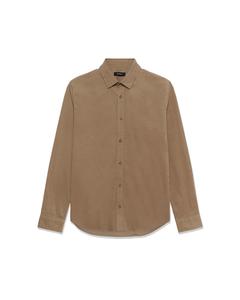 Рубашка на пуговицах классического кроя Matinique Trostol, светло-коричневый
