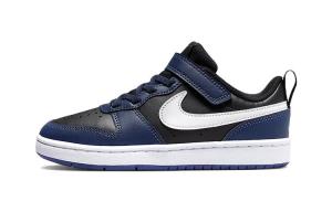Кроссовки Nike Court Borough Low 2 Midnight Navy Black White PS