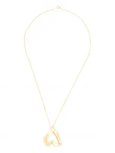 Кулон "Сердце - это не метафора" Completedworks, золотистый