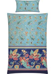 Постельное белье Renforcé бирюзового цвета REDBEST, 135x200 см + 40x80 см