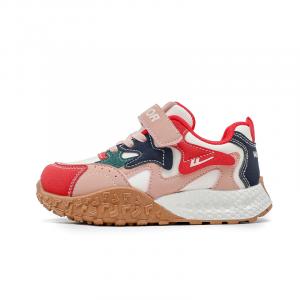 Устойчивые к скольжению и истиранию повседневные кроссовки для детей с амортизацией WARRIOR, розовый бежевый