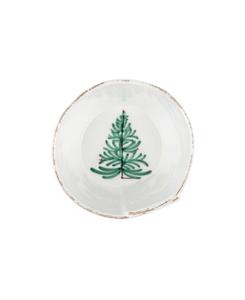 Меламиновая миска для хлопьев Lastra Holiday высотой 6 дюймов, которую можно ставить друг на друга VIETRI, белый