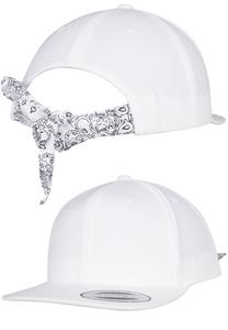 Бейсболка Flexfit Snapback, цвет wht/wht