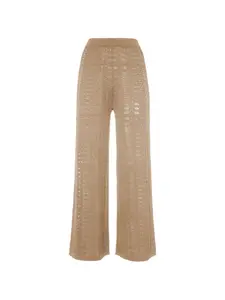 Ажурные брюки Malo, бежевый