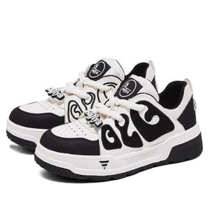 Кеды, скейтборд обувь женская низкая Safiya, бежевый/черный