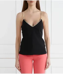 Топ slim fit Liu Jo, черный