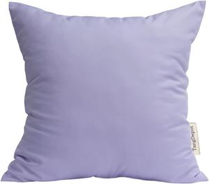 TangDepot Декоративные наволочки из искусственного шелка квадратные светло-фиолетовые Light Purple