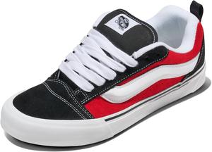 Vans Unisex-Adult Knu Skool, Red/True White