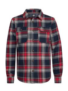 Рубашка на пуговицах классического кроя Petrol Industries, красный