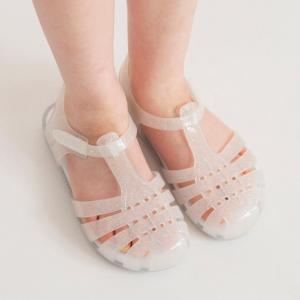 Блестящие прозрачные сандалии Branshes, цвет White