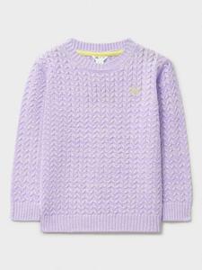 Детский фактурный джемпер Crew Clothing, Lilac