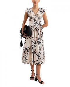 Платье-обертка Trix Leopard Phase Eight, коричневый/бежевый