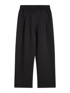 Свободные брюки со складками спереди Bershka, Black