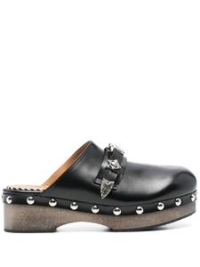 Toga Pulla мюли с заклепками, черный