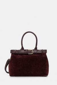 Замшевая сумка Answear.LAB, бордовый