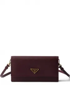 Кошелек с клапаном Prada, красный